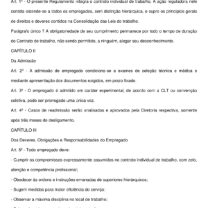 Regulamento Interno de Empresa – Modelo Profissional, Atualizado e 100% Editável para Gestão de Colaboradores