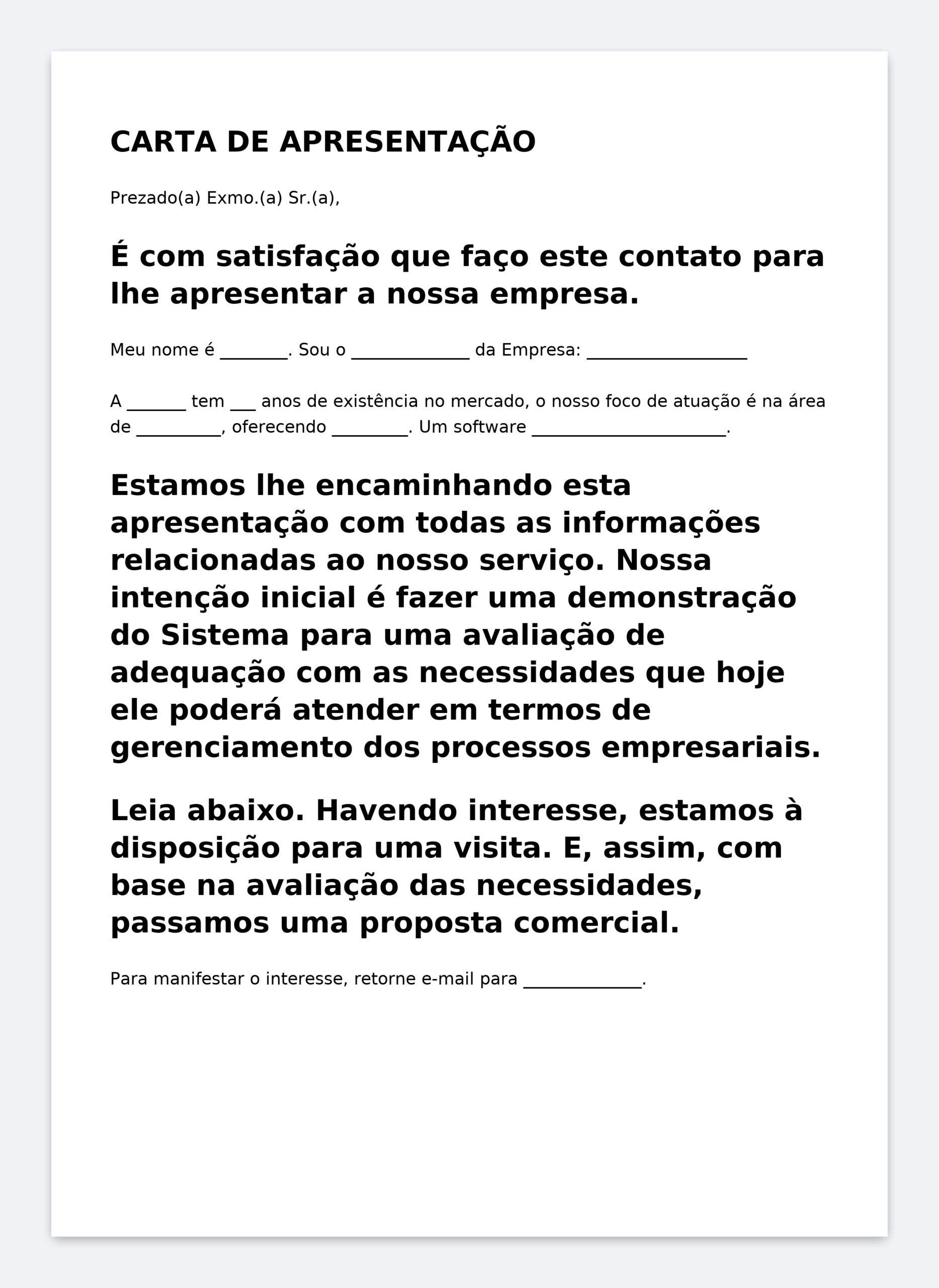 Modelo Profissional de Carta de Apresentação e Proposta Comercial para Consultoria em TI – Word Editável com Escopo e Entregáveis
